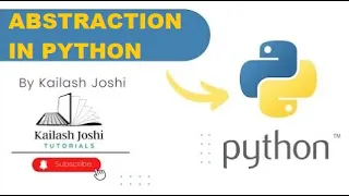 Abstraction in Python Python Abstraction Concept Python Tutorials for Beginners in Hindi