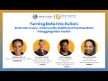 Turning Data Into Action State Advocacy Community Health and the Data Disaggregation Toolkit