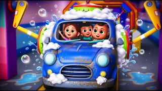 L'Aventure du Lavage Auto 🚗 Comptines & Dessins Animés | Baby Berry 🎵