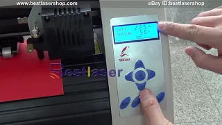 How to operate REDSAIL Cutting pllotter