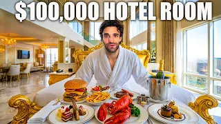 I Stayed at the SAME HOTEL for $100, $1,000, $10,000 & $100,000!