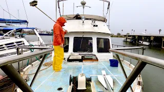 The beginning of our $100,000 Refit on our $100 Boat