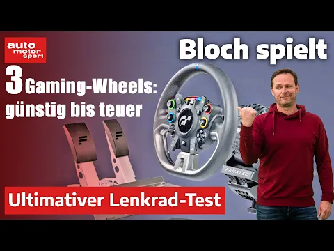 Download MP3 Günstig bis teuer: 3 Gaming-Lenkräder im ultimativen Test - Bloch spielt #24 | auto motor und sport