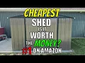 CHEAPEST DIY Outdoor Storage Shed Patiowell Metal Garden Shed 8K