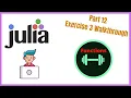 Julia Tutorial Part 12 Exercise 3 Walkthrough