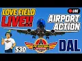 LIVE Plane Spotting at Dallas Love Field DAL Corporate Jets Home of Southwest Airlines