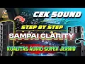 Download Lagu CEK SOUND DANGDUT KOPLO FULL BASS GLERR SATU PERSATU SAMPAI JADI CLARITY 2025