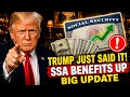 Trump s BIG Social Security Announcement What SSI SSDI Recipients Need to Know