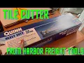 Testing a Tile Cutter From Harbor Freight Tools How to use a tile cutter