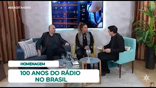 Programa Bendita Hora - Aniversário do Rádio - Padre Juarez entrevista João Ferreira e Ângela Mattos