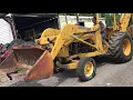 John Deere backhoe with loader model 400
