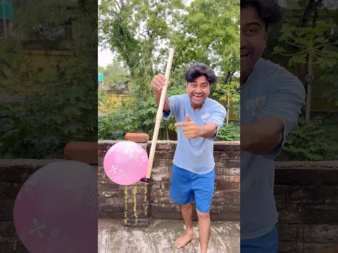 Can a Balloon Really Make a Train Horn? 🎈🚂😱 #is2motivation #shorts