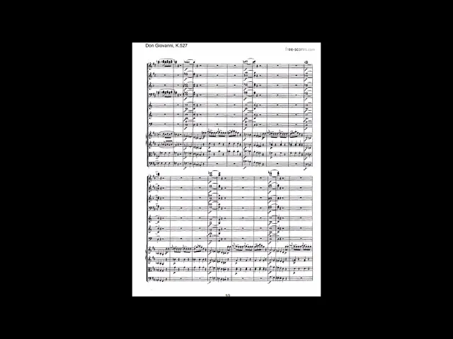 Wolfgang Amadeus Mozart: Don Giovanni Overture K. 527 (audio, score) Wolfgang Amadeus Mozart: Don Giovanni Overture K. 527 (audio, score)