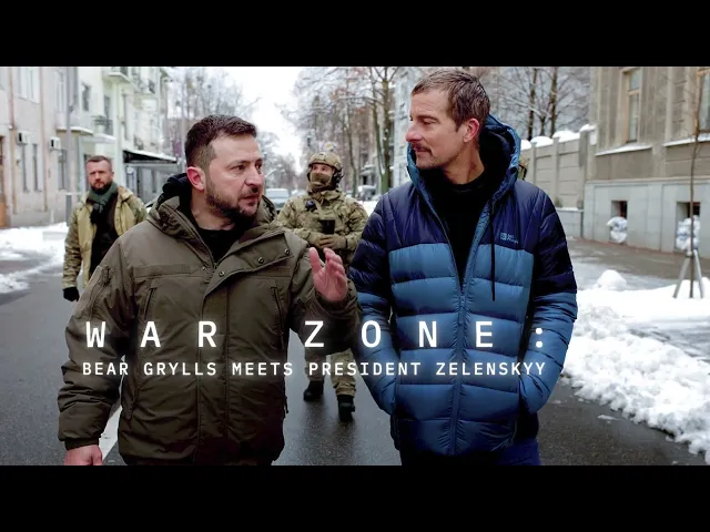 War Zone: Bear Grylls meets President Zelenskyy | War Documentary | Discovery + Channel