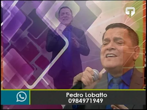 Pedro Lobatto Celebrando los 36 años de carrera músical