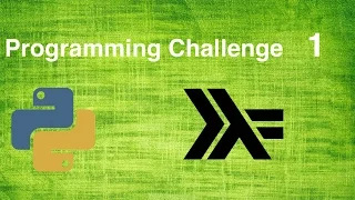 Simple Programming Challenge Day 1 - Haskell Python