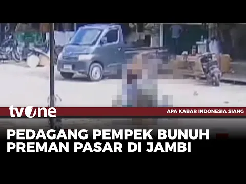 Preman Pasar Tewas Ditusuk Pedagang Pempek
