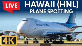 Two A380s Depart and 747s Arrive - LIVE in HAWAII