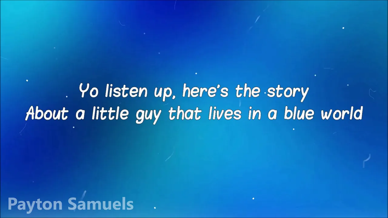 Eiffel 65 - Blue (Flume Remix) Lyrics