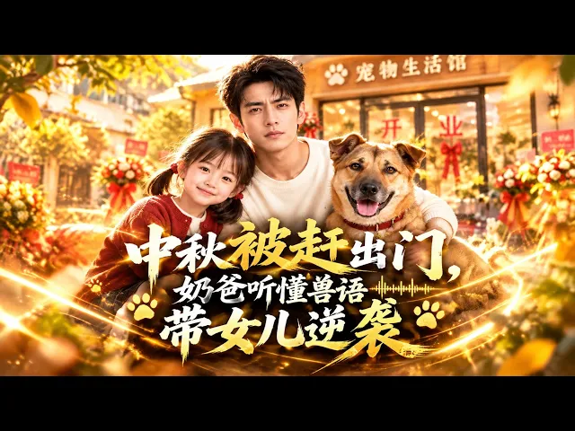 中秋被赶出门，奶爸听懂兽语带女儿逆袭