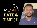 Bangla Database Tutorial 46 Date And Time in SQL part-1