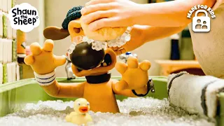 TIME TO SCRUB BITZER SQUEAKY CLEAN! 🧽🧼 | Shaun the Sheep & Friends