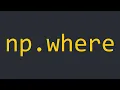 np where