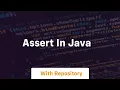 assert in java