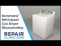 Gas Dryer Disassembly Model - Dryer Repair Help