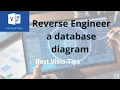 Database diagram reversed engineered in Microsoft Visio 2024