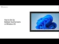 How to Set Up Multiple Touchscreens on Windows OS Beetronics