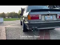Supercharged V8 E30 Cold Start and Exhaust Test