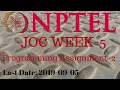 NPTEL Joy of Computing using python week 5 programming assignment-2 end sort solution