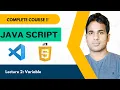 JavaScript Full Course Variable Lecture 2
