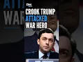 Jon Ossoff Destroys Draft Dodging Crook Trump For Trying To Jail American War Hero