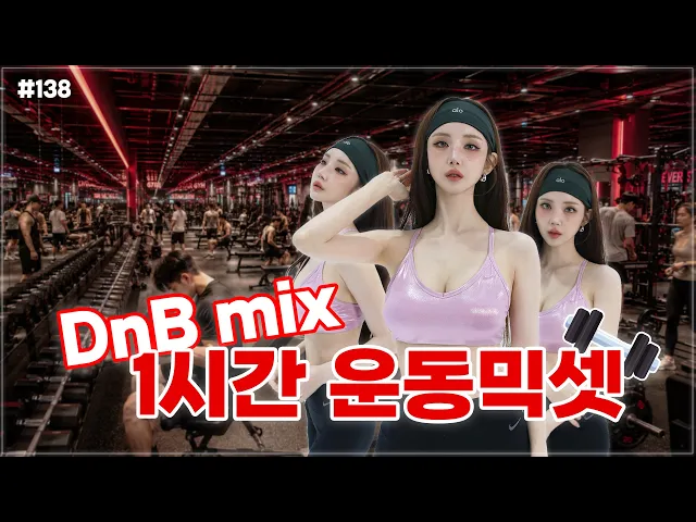 #138 운동할때 듣는 DnB MIX (수라) | NEW DnB WORKOUT MIX JUST DROPPED! 🔥4K artwork