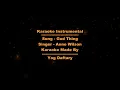 Anne Wilson - God Thing (Lyrics Karaoke)