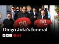 Download Lagu Funeral of Diogo Jota and André Silva takes places in Portugal | BBC News