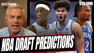 NBA Draft PREDICTIONS Darryn Peterson AJ Dybantsa Cameron Boozer Chicago Bulls Colin Cowherd