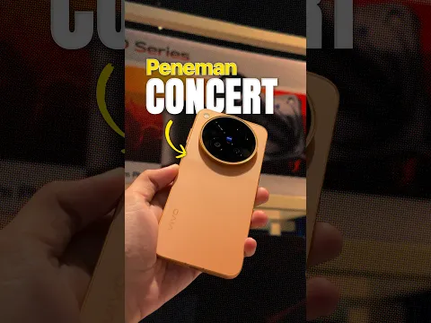 Jauh dari pentas bukan masalah untuk vivo X500 Pro Max performed di ZoomFest Live Concert.