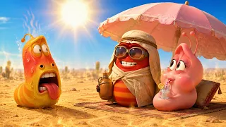 LARVA DU LỊCH SA MẠC KHÔ CẰN - HOẠT HÌNH NHỮNG CON SÂU LARVA MANG LẠI TIẾNG CƯỜI CHO B