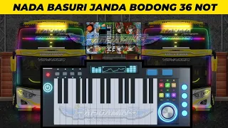 telolet basuri pianika nada janda bodong 36 not remix 