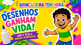 😱 Como Fazer um Brinquedo de Papel que Ganha Vida! | Brincadeira tem hora - Pequenos Atos