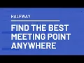 Find halfway between multiple locations Route Halfway Point Calculator