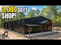This Barndominium Has a 3 000 Sq Ft SHOP 7C Build Tour