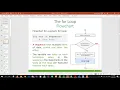 CPIT110 Chapter 5 5 3 The for Loop