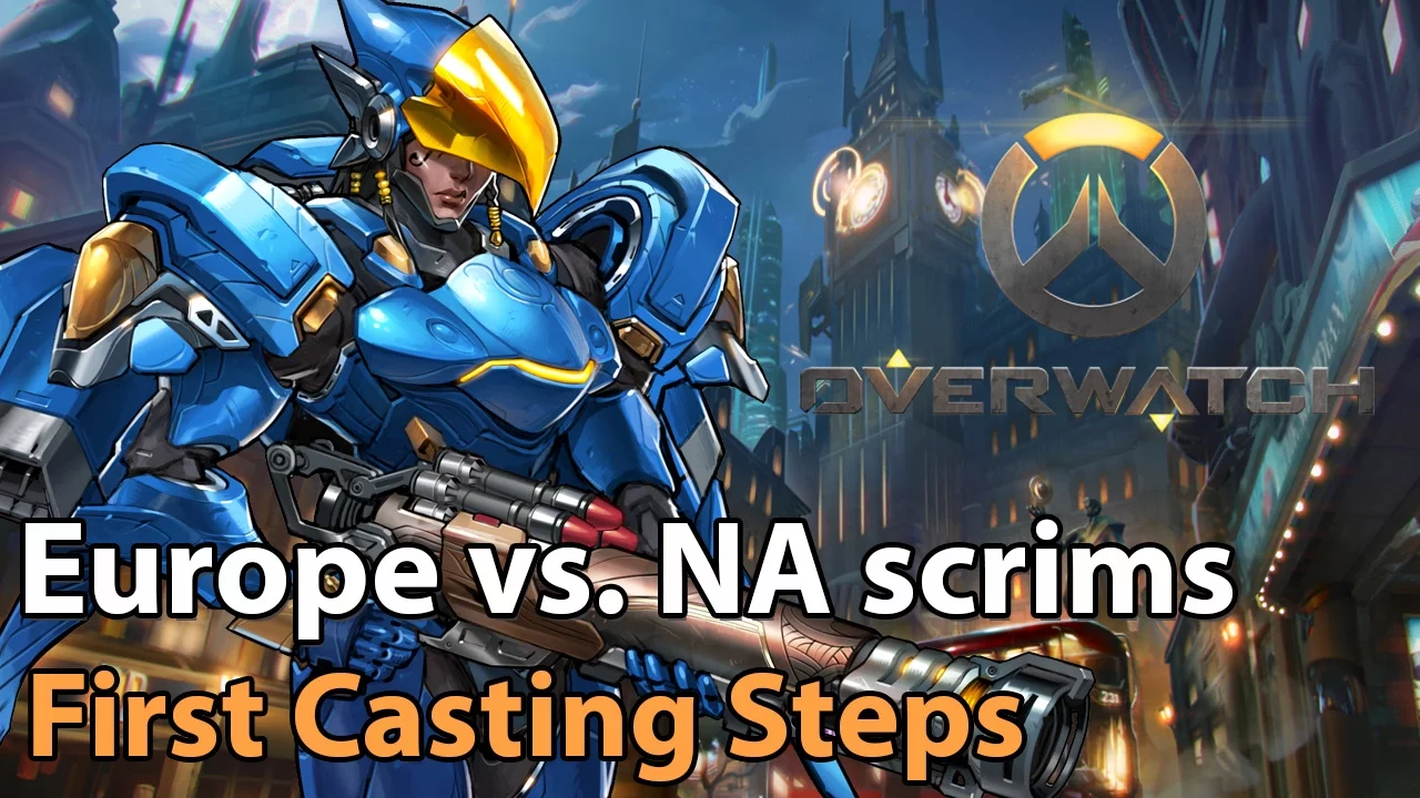 Overwatch Pro Gameplay - NA vs. Europe Scrims (Observer mode testing)