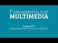 03-01 Lesson - Fundamentals of Multimedia