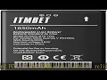 BTE-1400 Battery 1650mAh Ultra High Capacity Replacement Battery for Verizon Orbic Journey V RC22