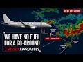 BREAKING Low fuel after 3 go arounds in storm - American Eagle declares emergency 7700
